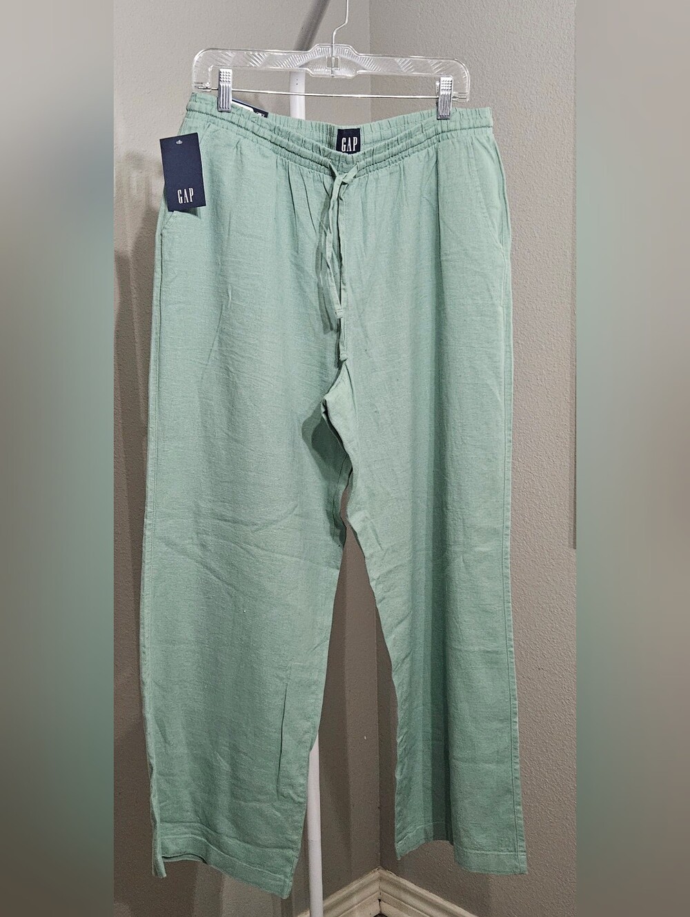 GAP Mint Green Drawstring Pants